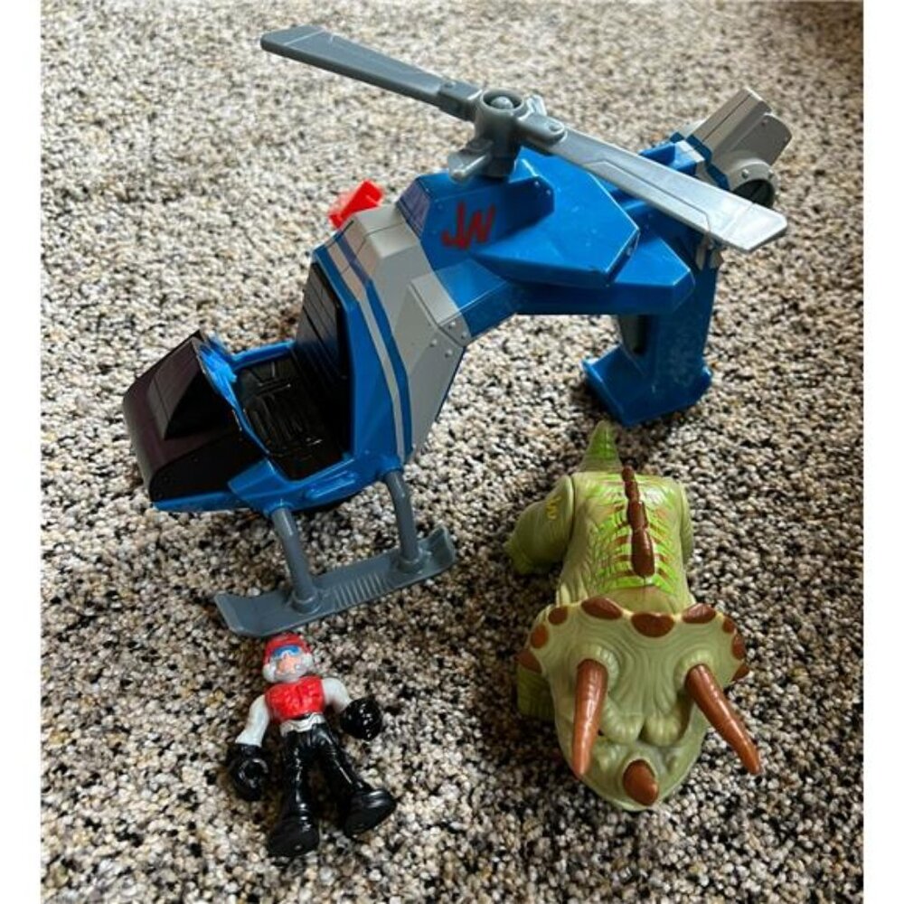 Playskool Heroes Jurassic World Dino Tracker Copter Helicopter Dinosaur